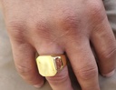 Anillo espejo liso 