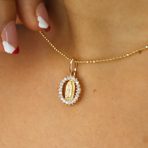 [1.3gr] Dije milagrosa silueta 