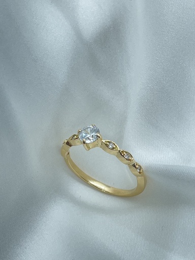 Anillo solitario Aura ❤️
