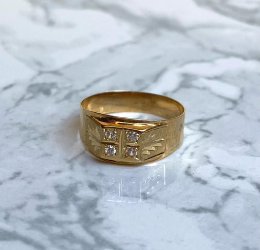 Anillo diamantado Luis
