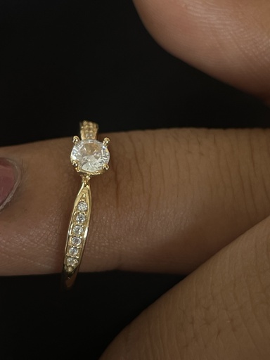 Anillo solitario Juli