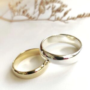 Argollas amor clásico
